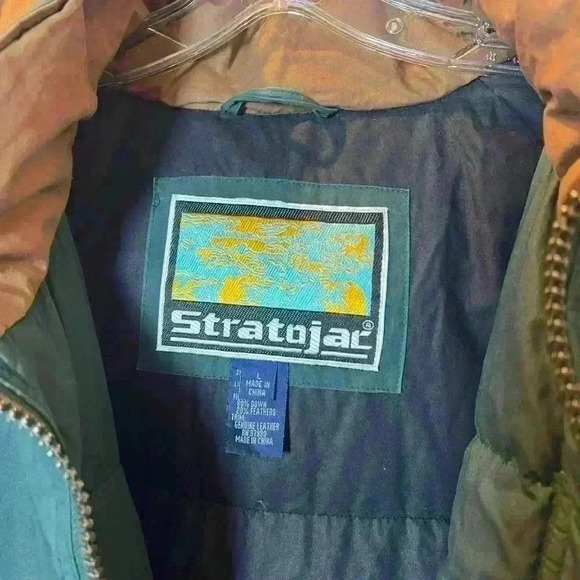 Vintage 80’s Stratojac down jacket size L - Picture 2 of 11